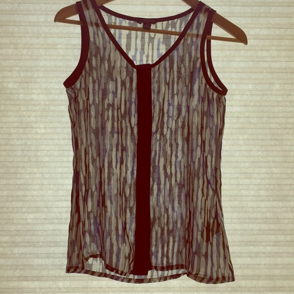 Sheer button up with hidden buttons PXS - Picture 2 of 3